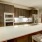 a kitchen with a large island