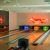 a bowling alley with bowling balls